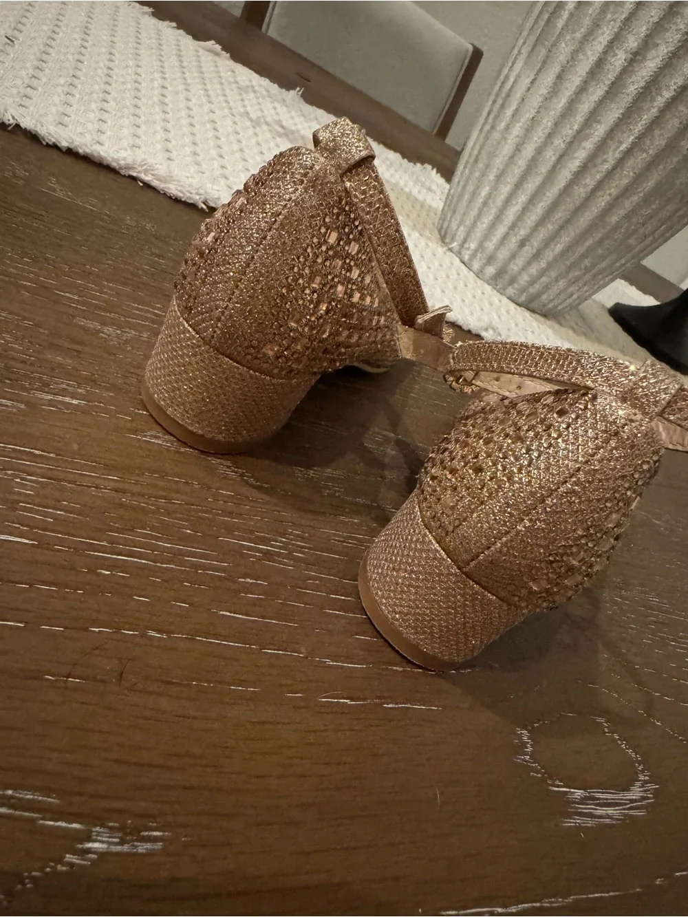 Badgley Mischka sparkling rose